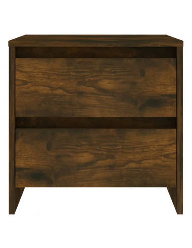 Comodini 2 pz Rovere Fumo 45x34,5x44,5 cm in Truciolato