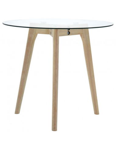 Set di Tavolini da Salotto 2 pz in Vetro Temperato