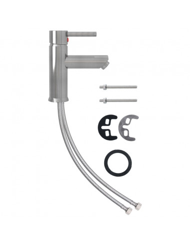 Rubinetto per Lavabo del Bagno Argento 130x176 mm