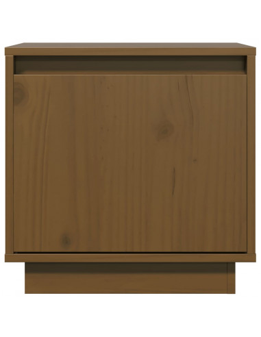 Comodini 2 pz Miele 40x30x40 cm in Legno Massello di Pino