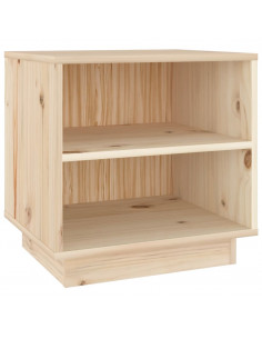 Comodino 40x34x40 cm in Legno Massello di Pino 2