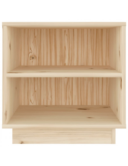 Comodino 40x34x40 cm in Legno Massello di Pino