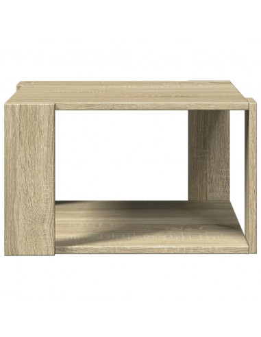Tavolino Salotto Rovere Sonoma 51,5x51,5x30cm Legno Multistrato