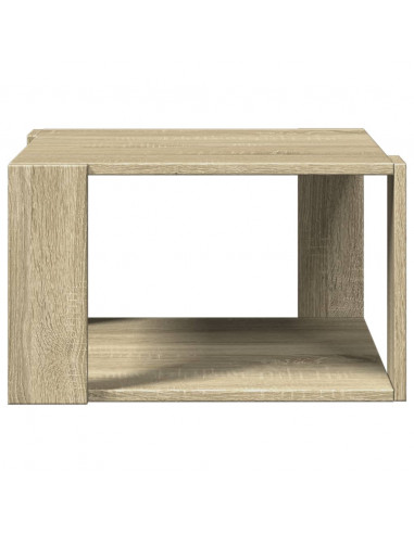 Tavolino Salotto Rovere Sonoma 51,5x51,5x30cm Legno Multistrato