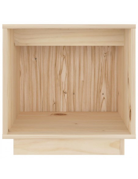 Comodino 40x30x40 cm in Legno Massello di Pino