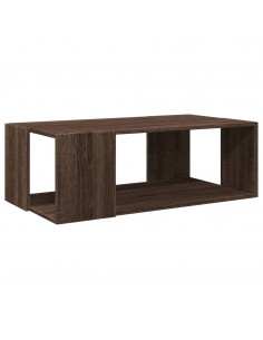 Tavolino Salotto Rovere Marrone 89,5x48x30 cm Legno Multistrato 2