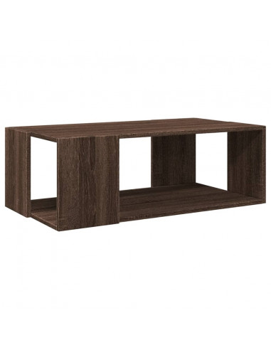 Tavolino Salotto Rovere Marrone 89,5x48x30 cm Legno Multistrato