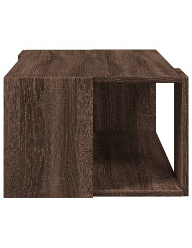 Tavolino Salotto Rovere Marrone 89,5x48x30 cm Legno Multistrato