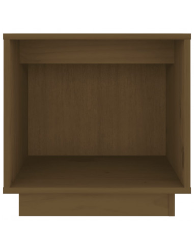 Comodini 2 pz Miele 40x30x40 cm in Legno Massello di Pino