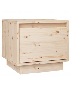 Comodino 35x34x32 cm in Legno Massello di Pino 2