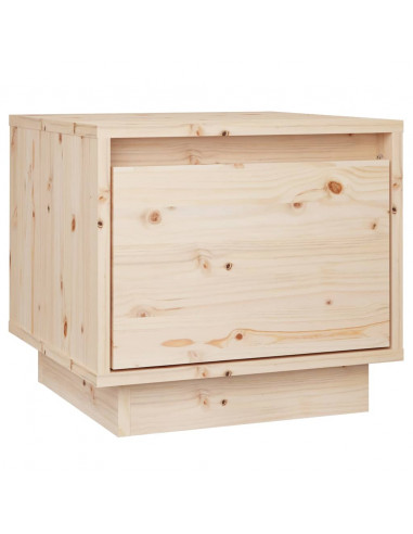 Comodino 35x34x32 cm in Legno Massello di Pino