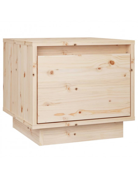 Comodino 35x34x32 cm in Legno Massello di Pino