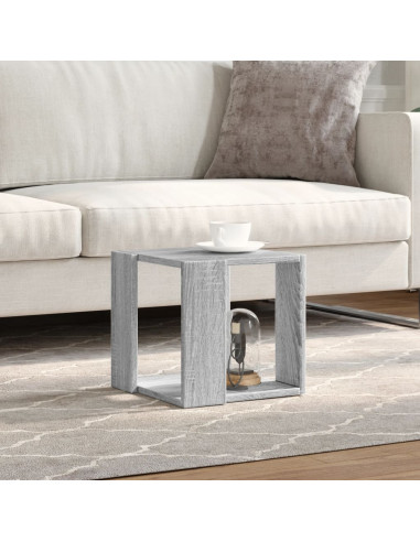 Tavolino da Salotto Grigio Sonoma 32x32x30cm Legno Multistrato