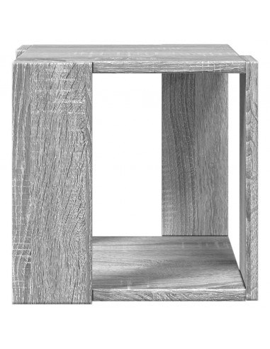 Tavolino da Salotto Grigio Sonoma 32x32x30cm Legno Multistrato
