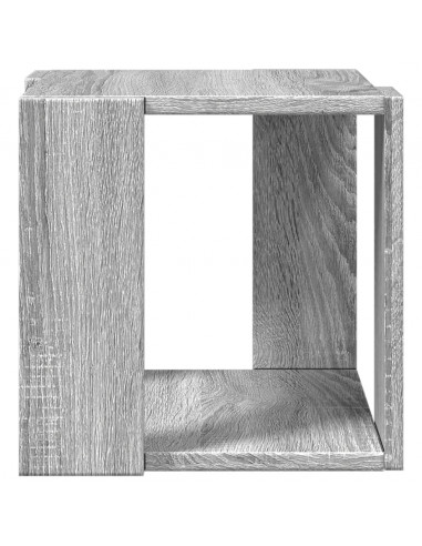 Tavolino da Salotto Grigio Sonoma 32x32x30cm Legno Multistrato