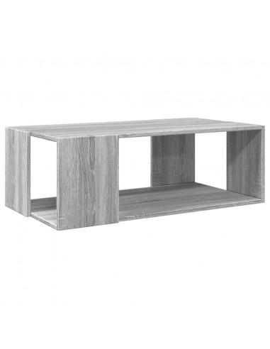 Tavolino Salotto Grigio Sonoma 89,5x48x30 cm Legno Multistrato