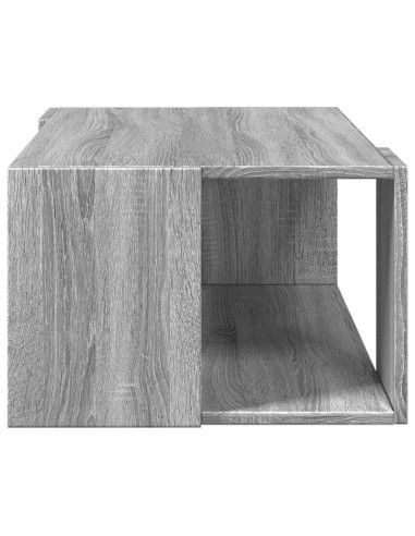 Tavolino Salotto Grigio Sonoma 89,5x48x30 cm Legno Multistrato