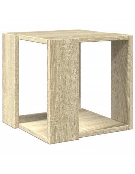 Tavolino da Salotto Rovere Sonoma 32x32x30cm Legno Multistrato