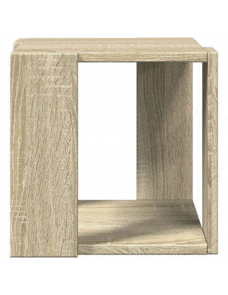 Tavolino da Salotto Rovere Sonoma 32x32x30cm Legno Multistrato