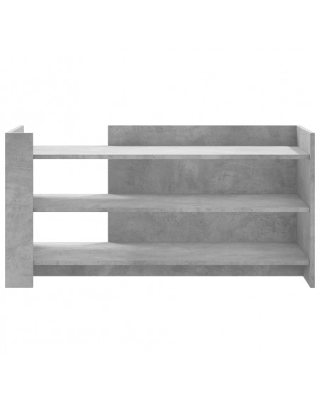 Tavolino Salotto Grigio Cemento 100x50x50 cm Legno Multistrato