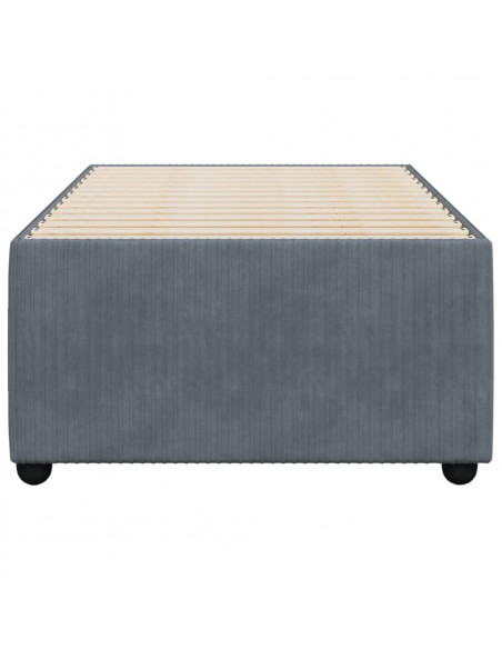 Giroletto Grigio Scuro 90x190 cm in Velluto