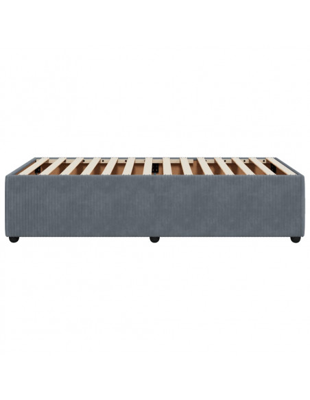 Giroletto Grigio Scuro 90x190 cm in Velluto