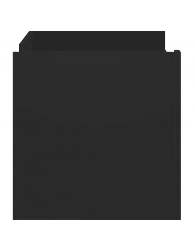 Tavolino da Salotto Nero 100x50x50 cm Legno Multistrato