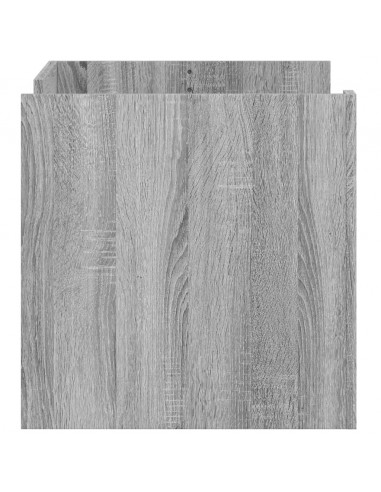 Tavolino Salotto Grigio Sonoma 80x50x50 cm Legno Multistrato