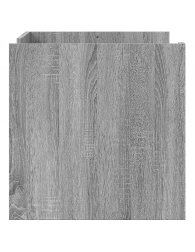 Tavolino Salotto Grigio Sonoma 80x50x50 cm Legno Multistrato