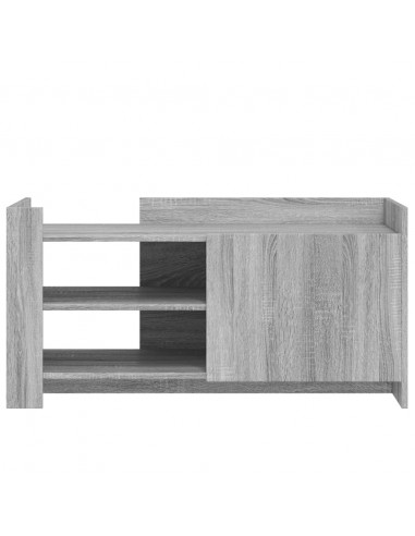 Tavolino Salotto Grigio Sonoma 100x50x50 cm Legno Multistrato