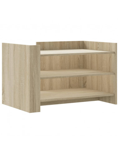 Tavolino da Salotto Rovere Sonoma 80x50x50 cm Legno Multistrato