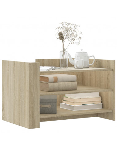 Tavolino da Salotto Rovere Sonoma 80x50x50 cm Legno Multistrato