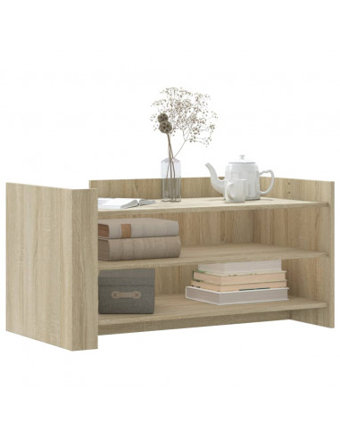 Tavolino Salotto Rovere Sonoma 100x50x50cm in Legno Multistrato