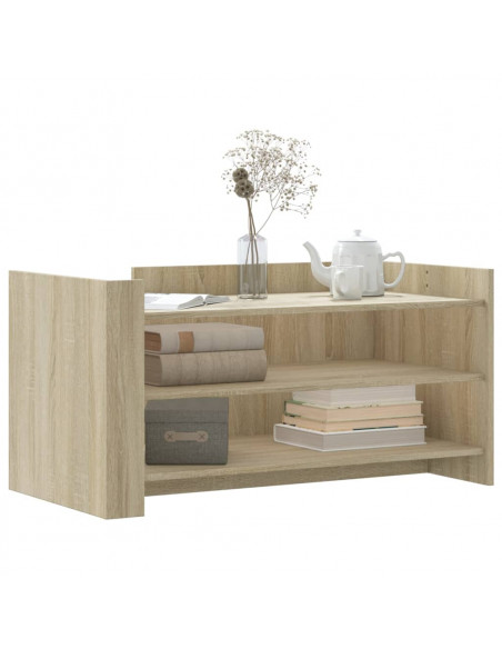 Tavolino Salotto Rovere Sonoma 100x50x50cm in Legno Multistrato