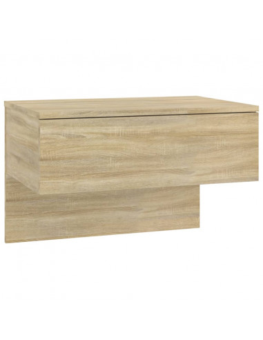 Comodino a Muro Rovere Sonoma