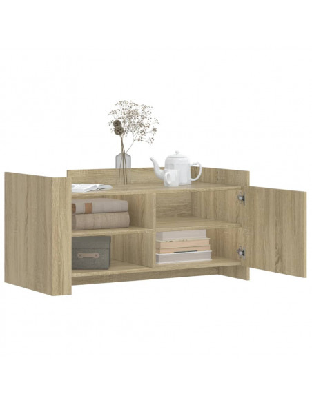 Tavolino Salotto Rovere Sonoma 100x50x50cm in Legno Multistrato