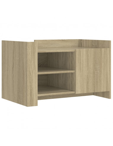 Tavolino da Salotto Rovere Sonoma 80x50x50 cm Legno Multistrato