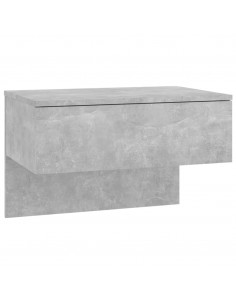 Comodino a Muro Grigio Cemento 2