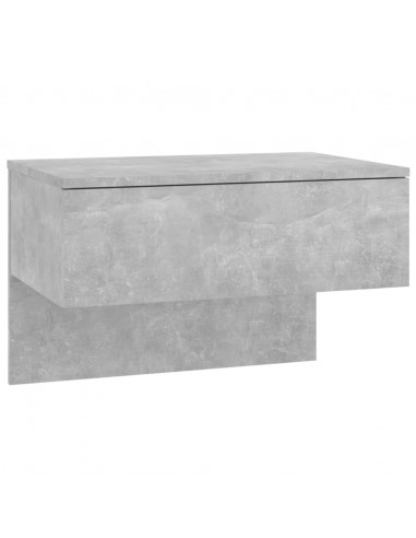 Comodino a Muro Grigio Cemento