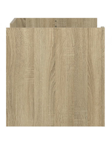 Tavolino da Salotto Rovere Sonoma 80x50x50 cm Legno Multistrato