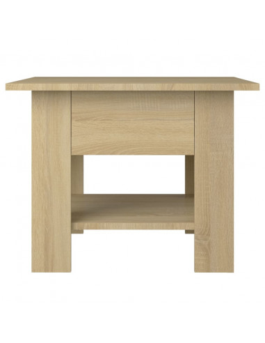 Tavolino da Salotto Rovere Sonoma 55x55x42 cm in Truciolato