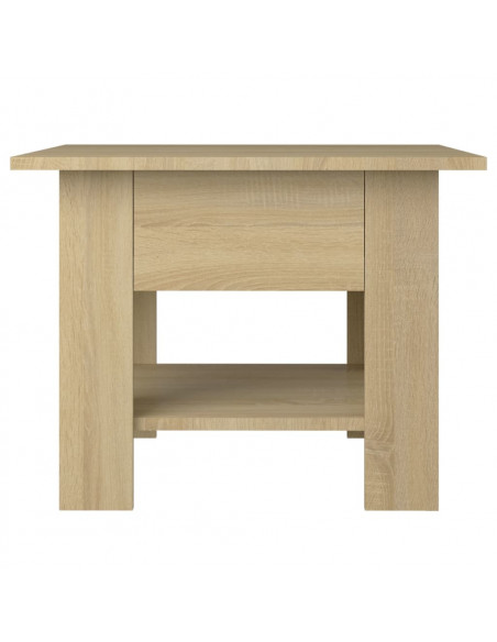 Tavolino da Salotto Rovere Sonoma 55x55x42 cm in Truciolato