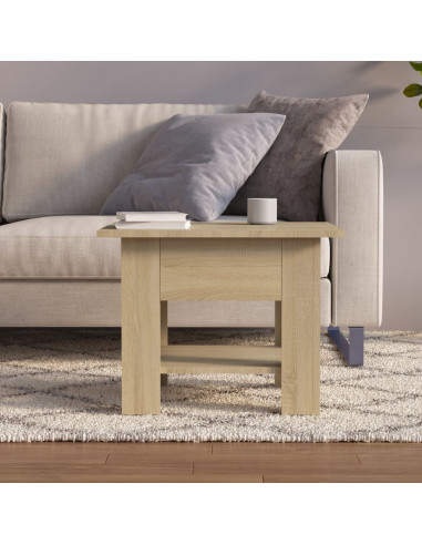 Tavolino da Salotto Rovere Sonoma 55x55x42 cm in Truciolato