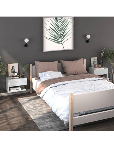 Comodino a Parete Bianco