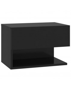 Comodino a Parete Nero 2