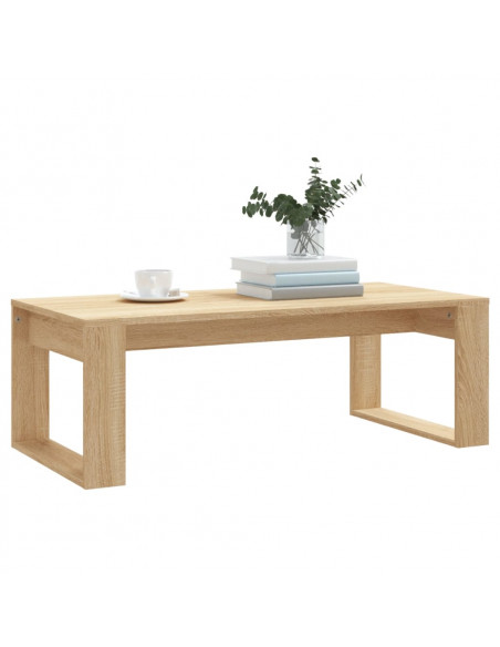 Tavolino da Salotto Rovere Sonoma 102x50x35cm Legno Multistrato