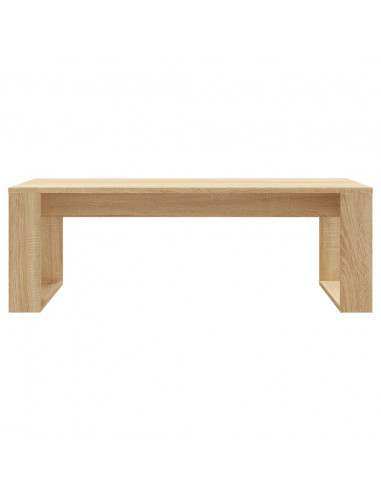 Tavolino da Salotto Rovere Sonoma 102x50x35cm Legno Multistrato