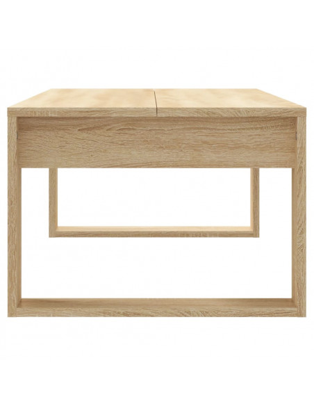 Tavolino da Salotto Rovere Sonoma 102x50x35cm Legno Multistrato