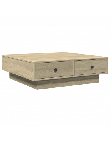 Tavolino da Salotto Rovere Sonoma 90x90x28 cm Legno Multistrato