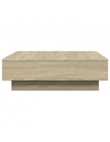 Tavolino da Salotto Rovere Sonoma 90x90x28 cm Legno Multistrato
